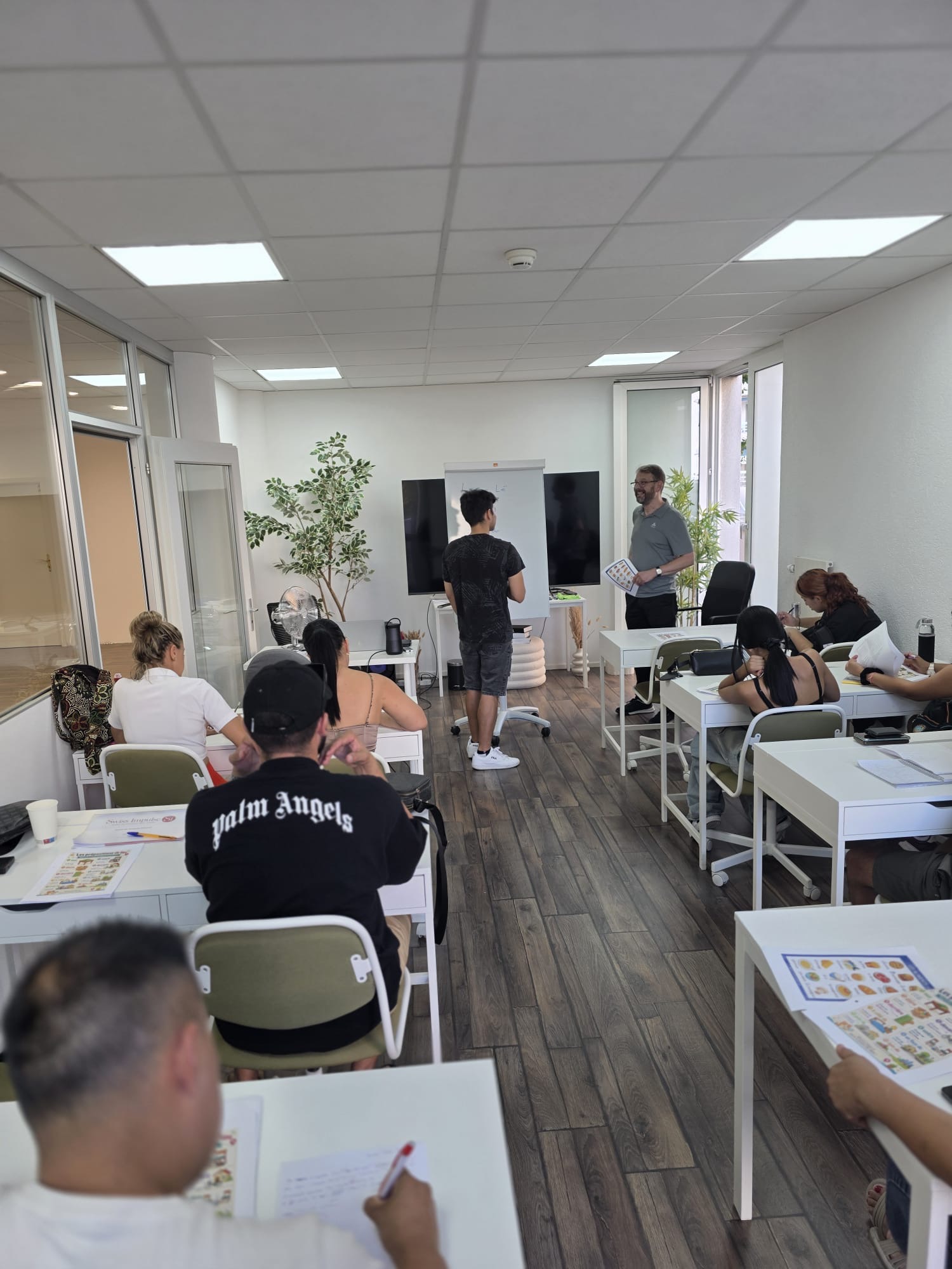 Clase presencial de francés